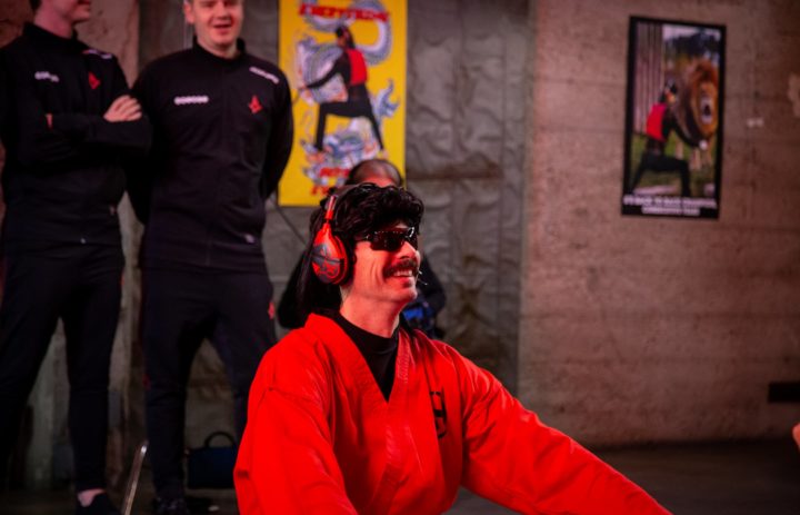  Dr Disrespect on set 